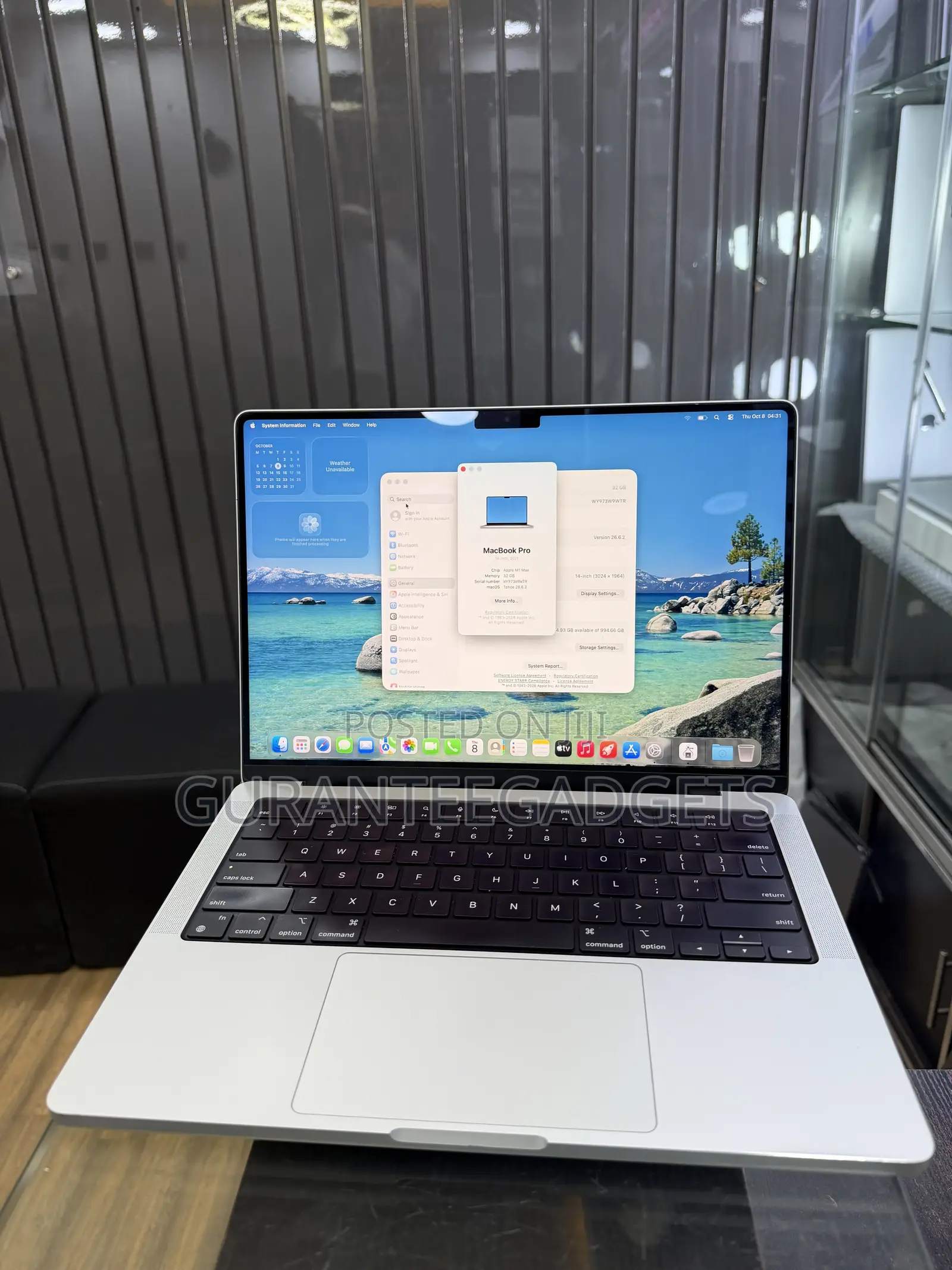 Laptop Apple MacBook Pro 2021 M1 Max 32GB Apple M1 Max SSD 1T