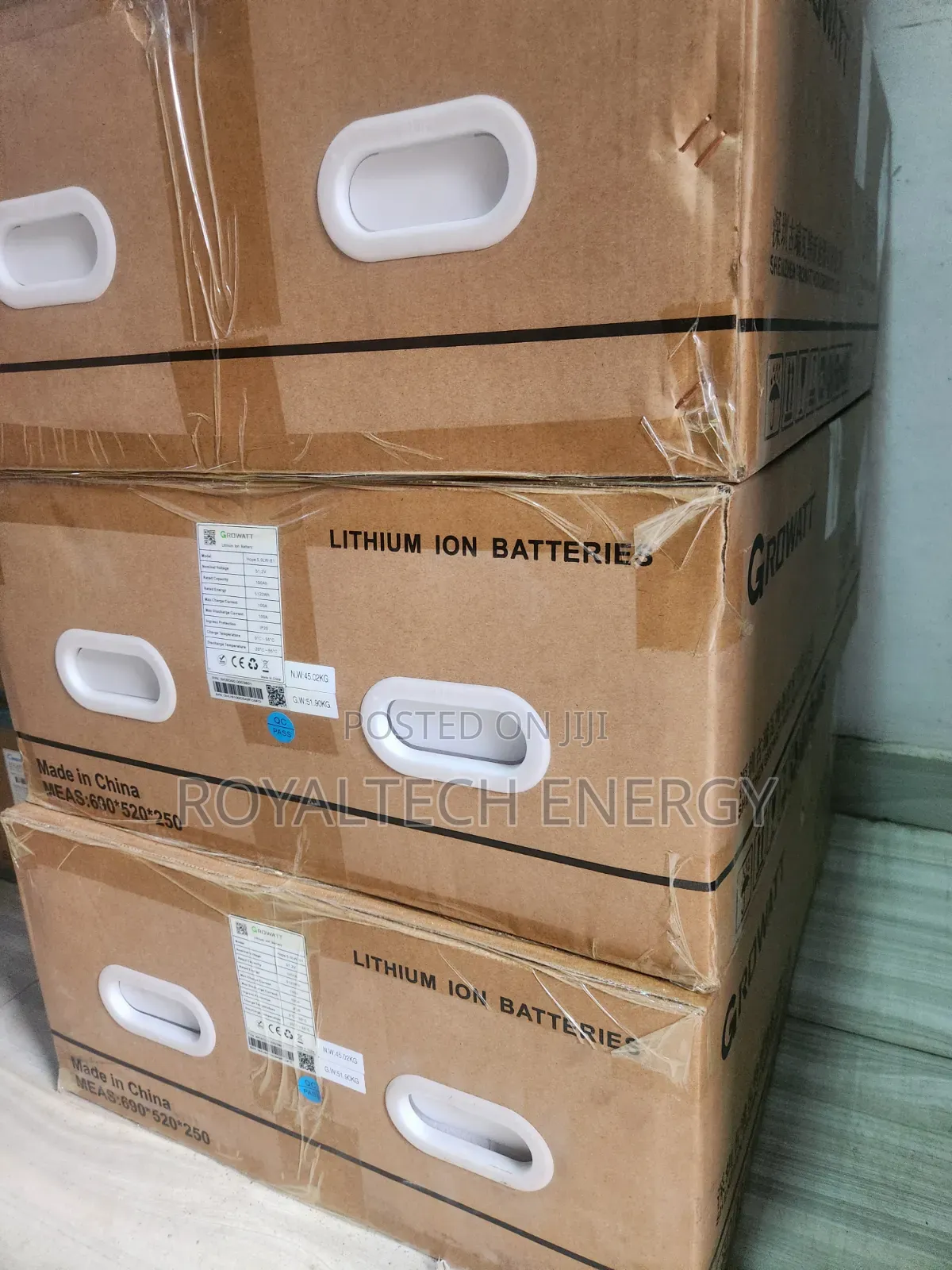 Growatt 5kwh 48v Lithium Battery