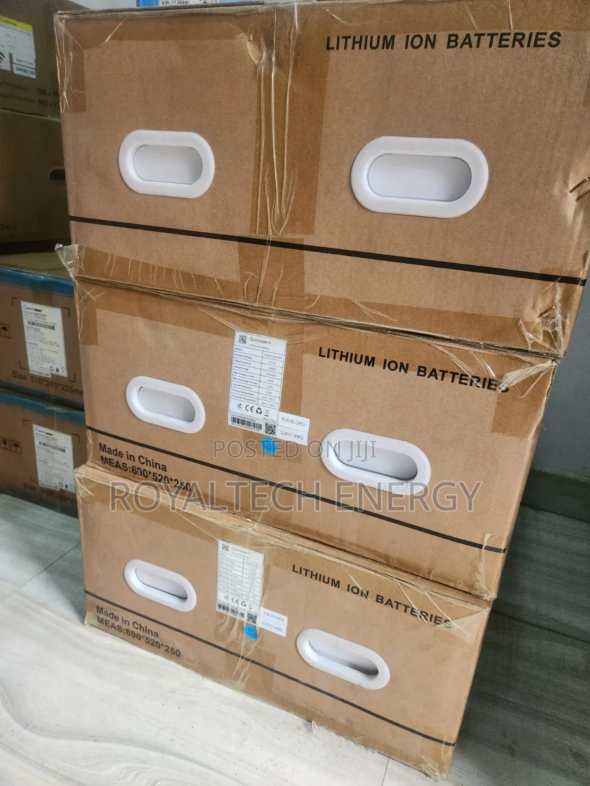 Growatt 5kwh 48v Lithium Battery