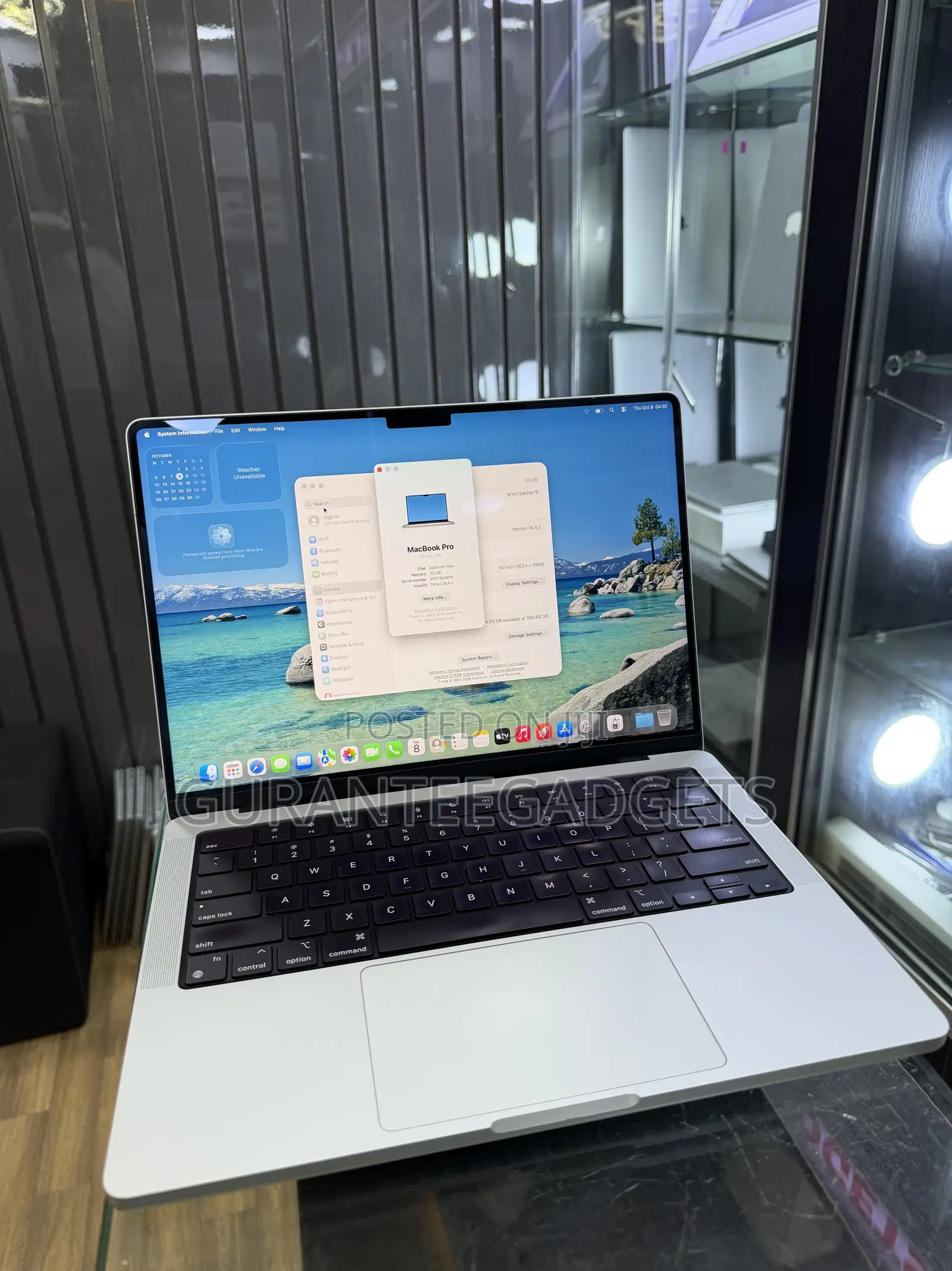 Laptop Apple MacBook Pro 2021 M1 Max 32GB Apple M1 Max SSD 1T