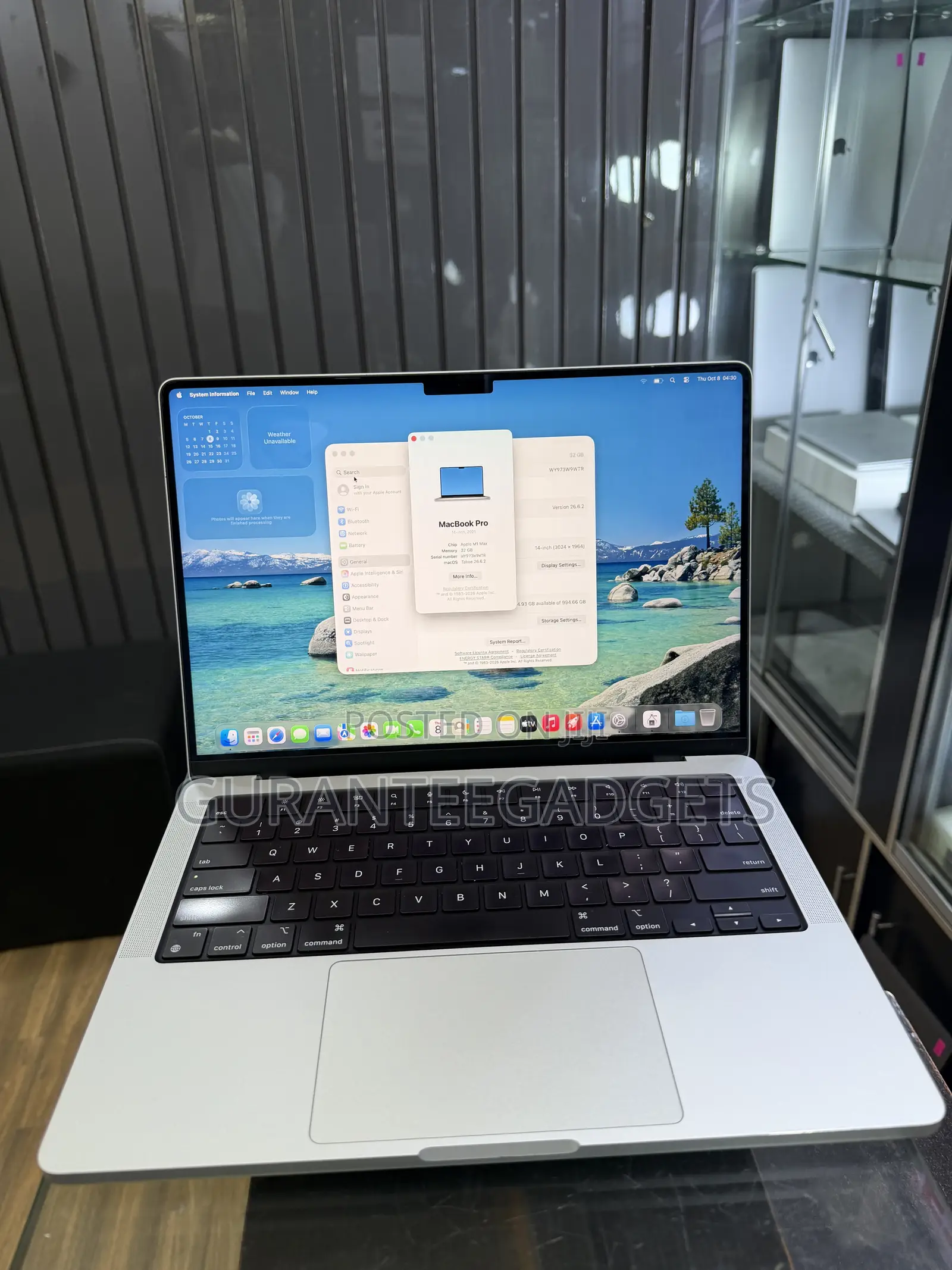 Laptop Apple MacBook Pro 2021 M1 Max 32GB Apple M1 Max SSD 1T