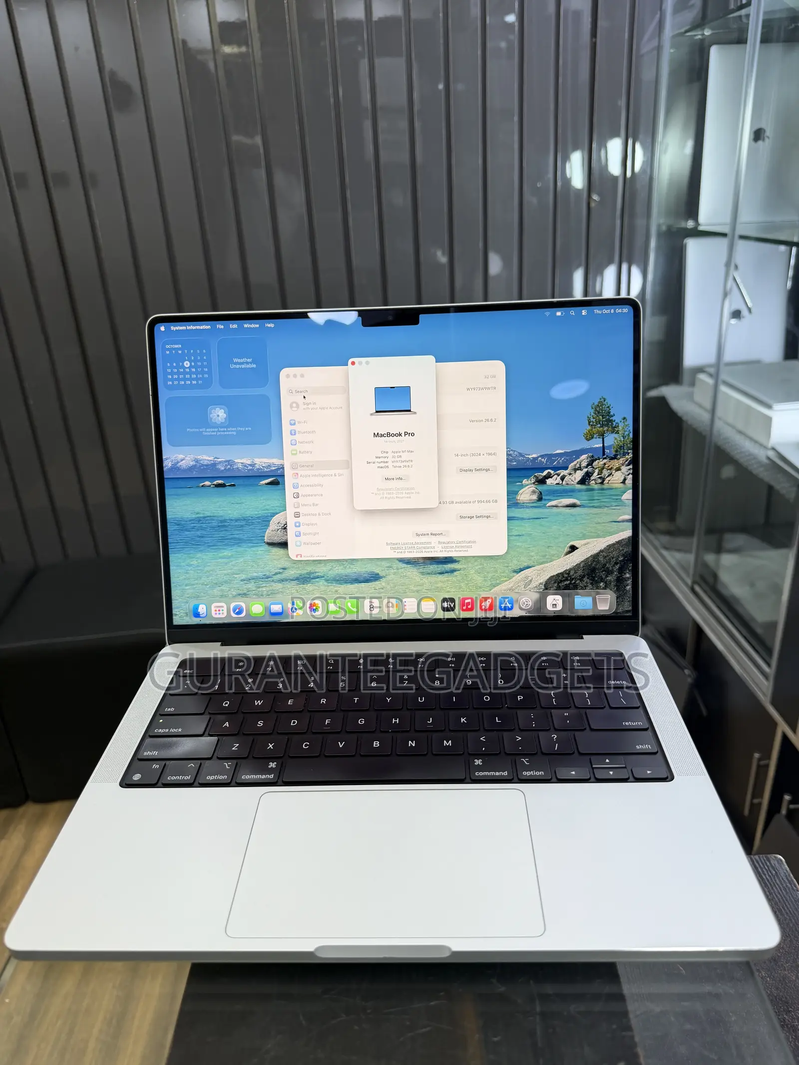 Laptop Apple MacBook Pro 2021 M1 Max 32GB Apple M1 Max SSD 1T