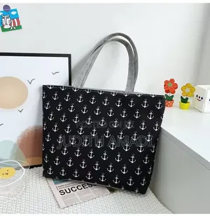 Anchor Print Canvas Tote Bag - Big Tote | PH