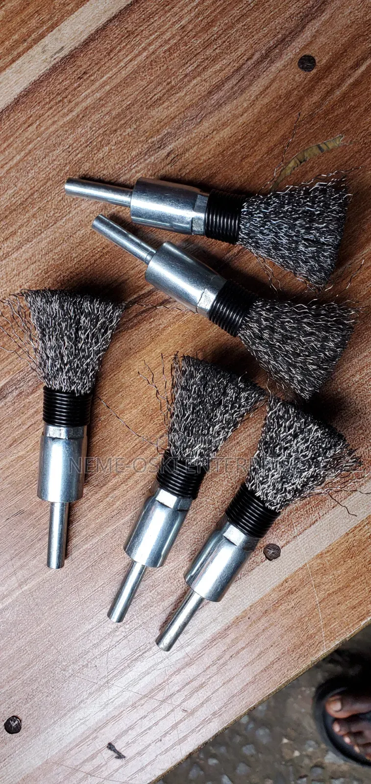 Wire End Brush / Drill Wire Brush - Shaft Type