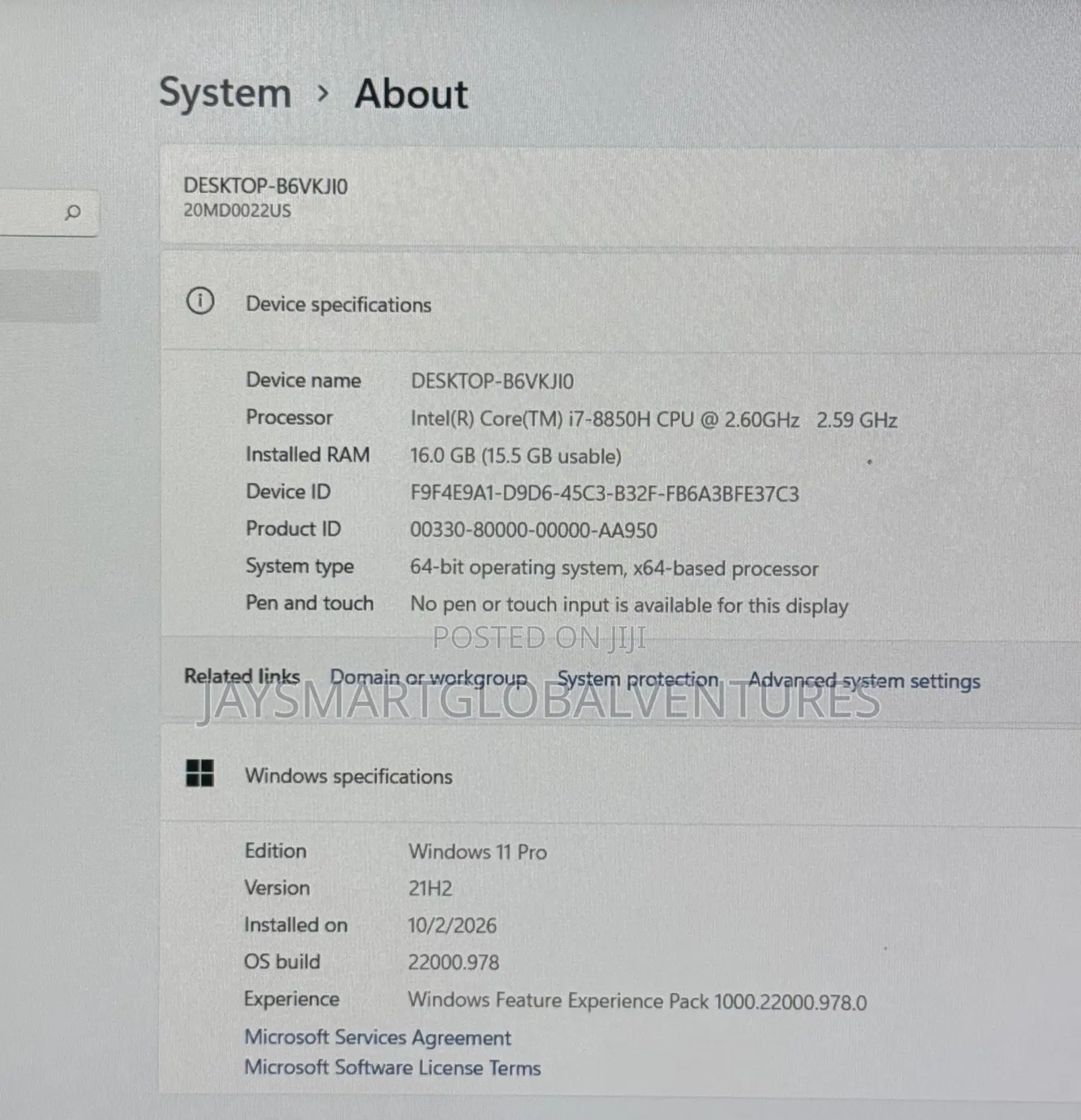 Laptop Lenovo ThinkPad P1 Gen 3 16GB Intel Core i7 SSD 512GB