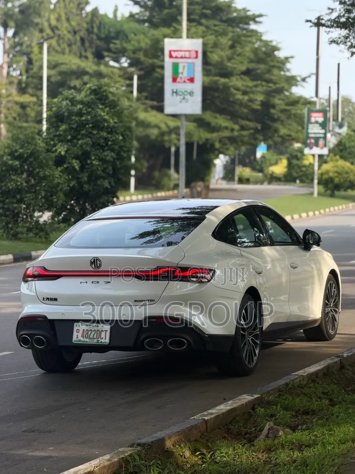 New MG MG7 2025 White