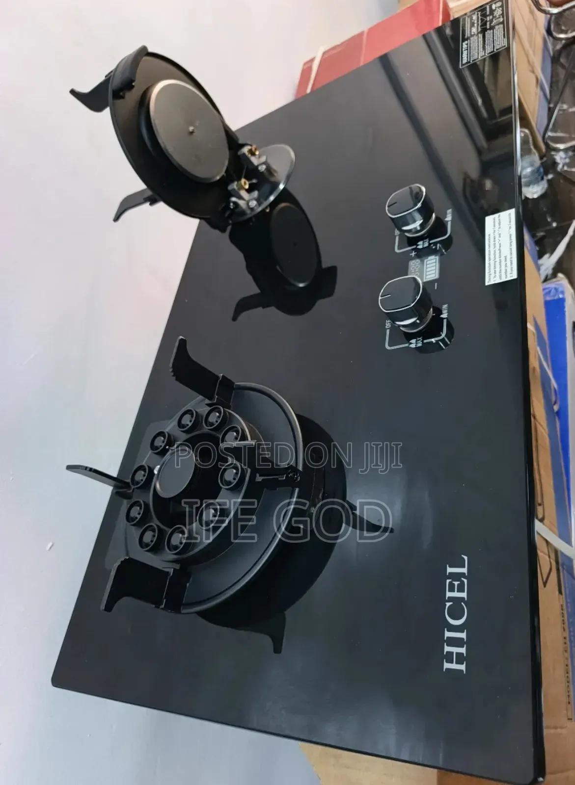 Original HICEL ITALY Design (VIP) Flips Up With Timer 2 Gas HOB