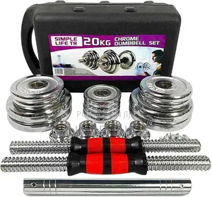 20KG Adjustable Dumbbell Set, Home Gym