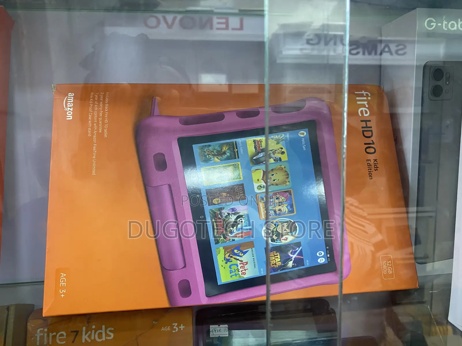 Kidiby HD8 Pro Kids Android Tablet With Protective Case