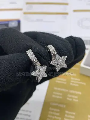 VVS Moissanite Unisex Diamond Earrings – Luxury Unisex Earrings