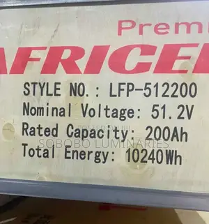 Africell 10kwh 48v Ion Lithium Battery