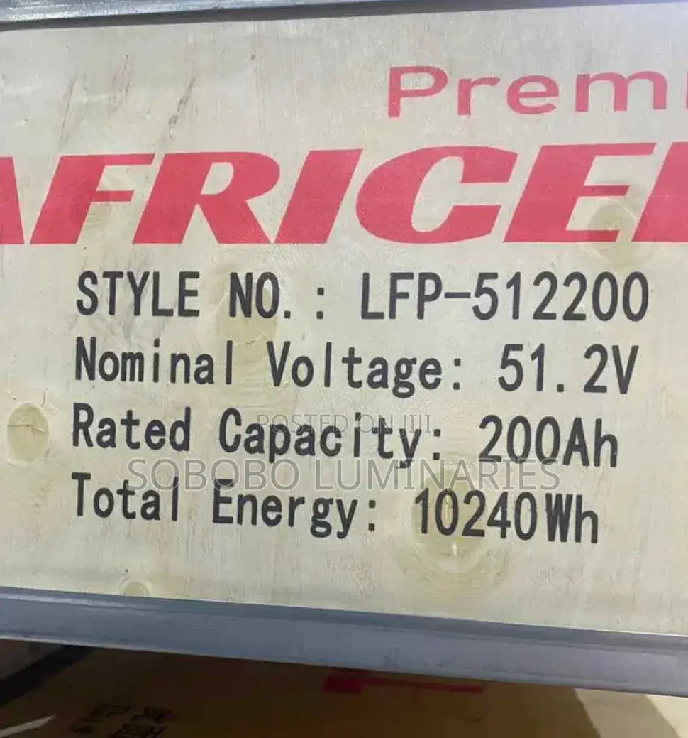 Africell 10kwh 48v Ion Lithium Battery