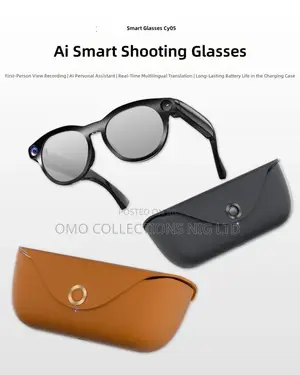AI Smart Glasses With HD Camera for Photo and Video Recording