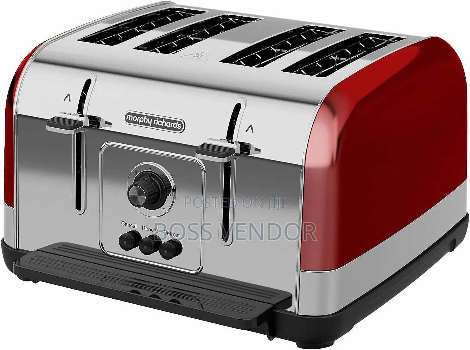 Morphy Richards Venture 4-Slice Red Metallic Toaster