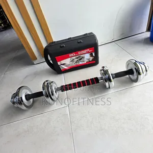 20kg Adjustable Dumbbell Barbell Set