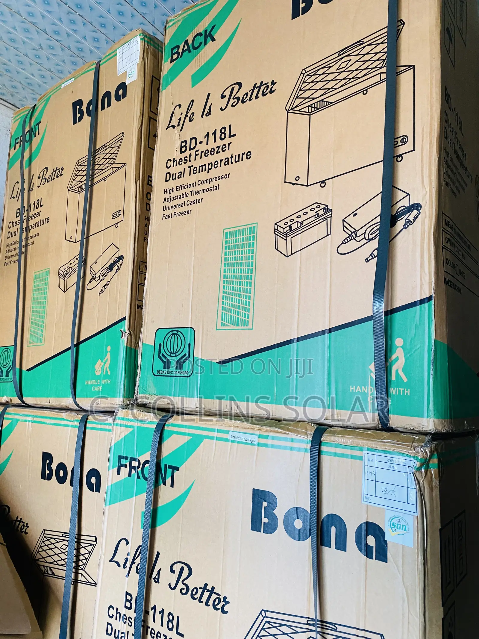 318L Bona Solar Freezer