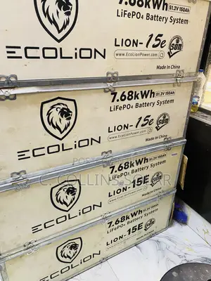 7.68kwh Ecolion Lithium Battery