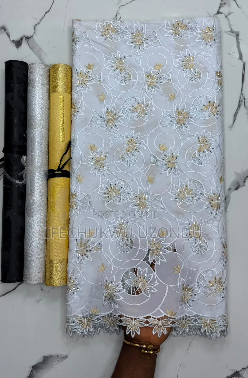 Chiffon Lace With Cord