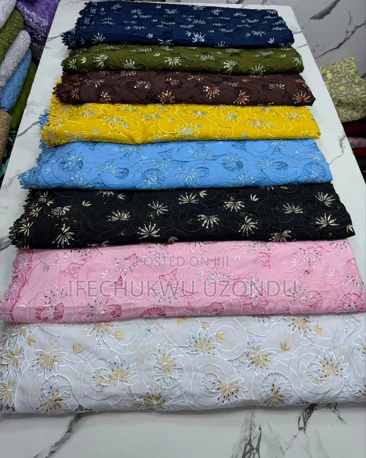 Chiffon Lace With Cord
