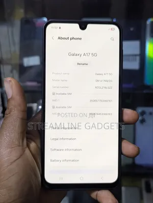 Samsung Galaxy A17 5G 128 GB Black