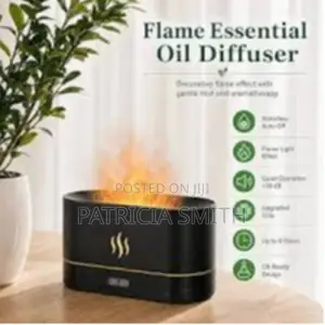 Cozy Flame LED Flame Humidifier and Diffuser