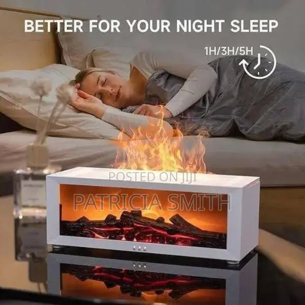 Cozy Flame LED Flame Humidifier and Diffuser