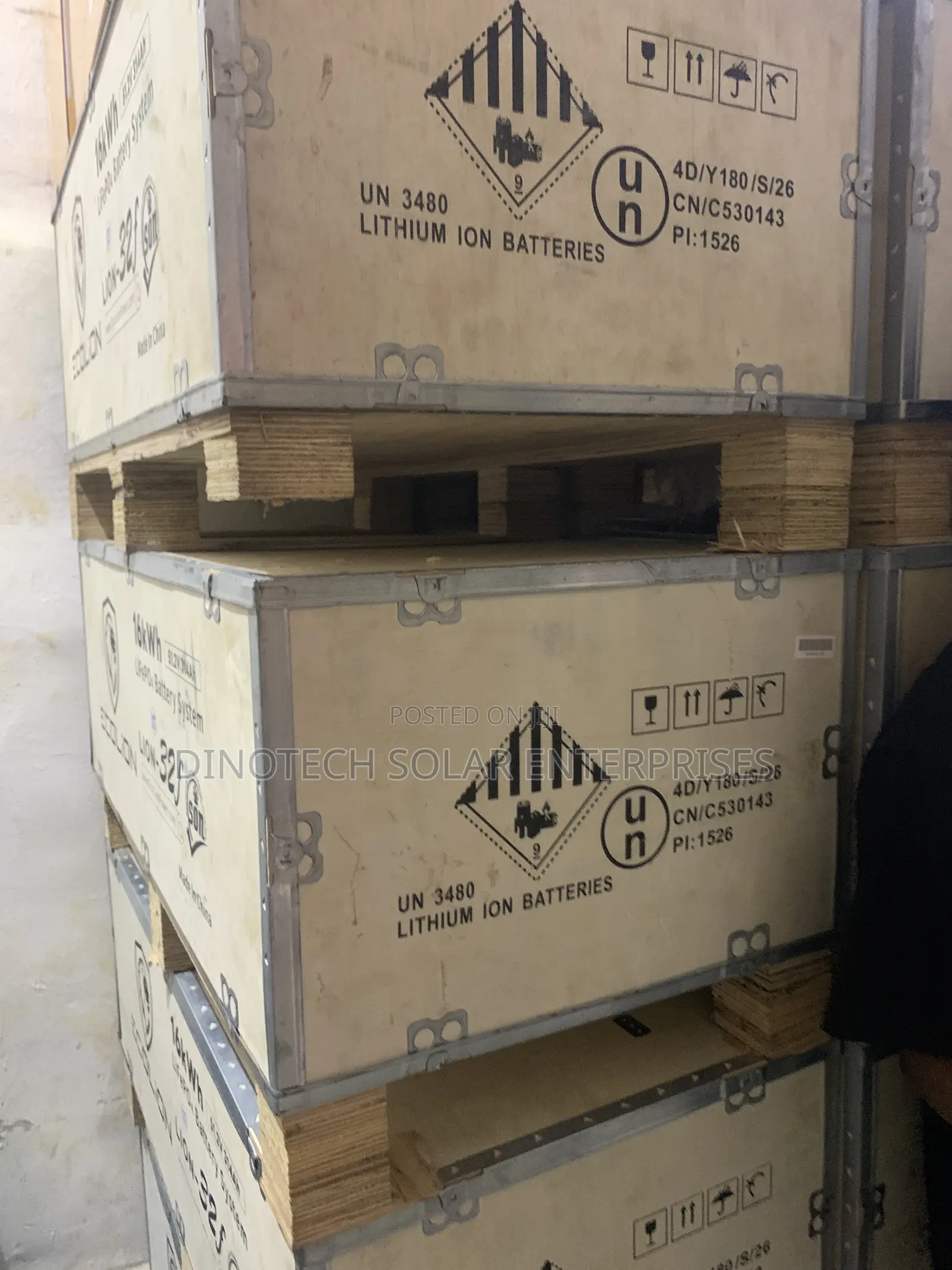 ECOLION Solar Lithium Battery 16.5kwh 51.2v