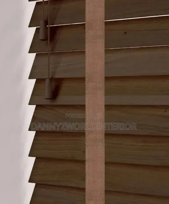 Spiced Walnut Wooden Blind