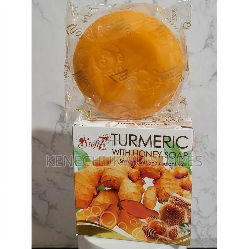 Soft 7 Tumeric and Honey Soap by 6pic