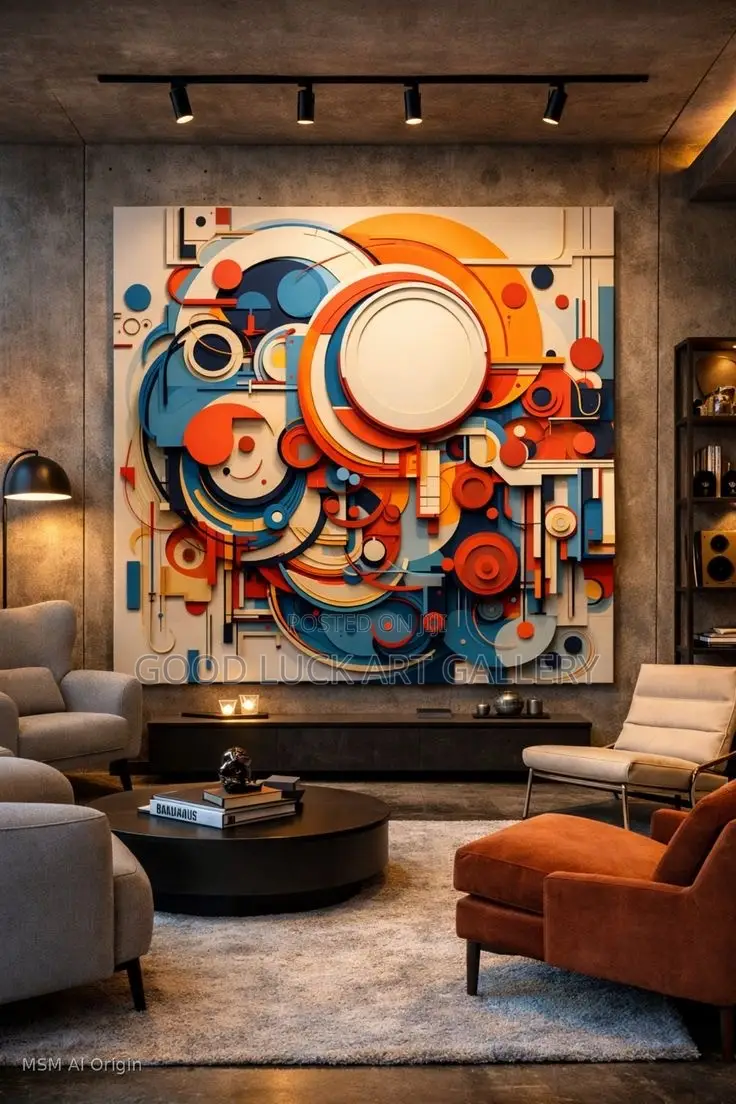 Good Luck Art Colorful Geometric Art