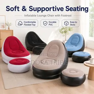 Inflatable Sofa Chair With Leg Rest