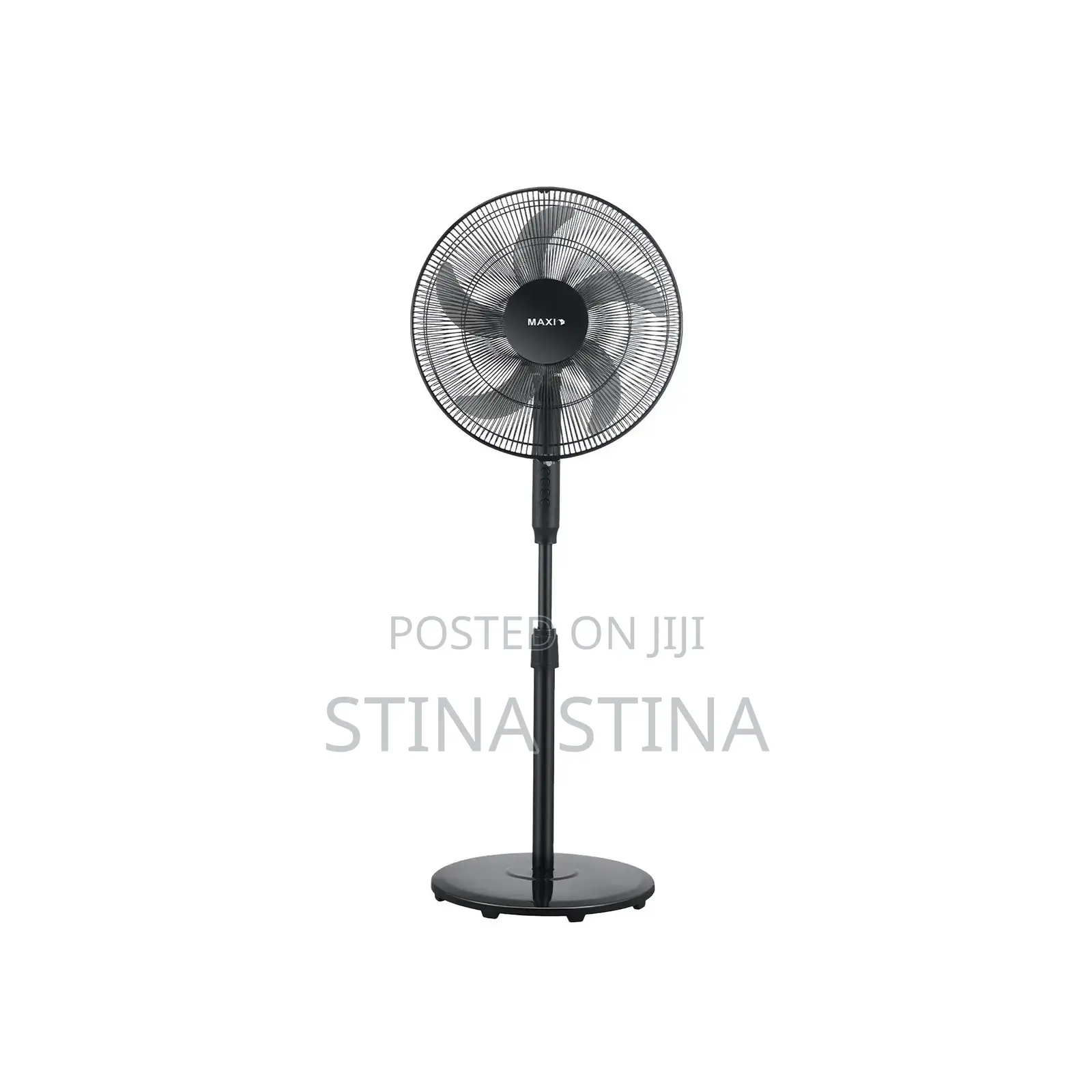 Maxi Standing Fan 16 Inch Black