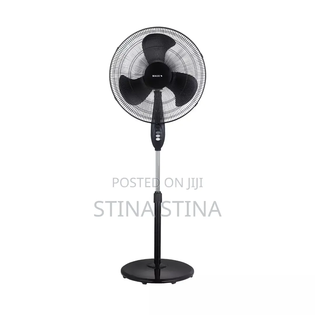 Maxi Standing Fan 18 Inch Black