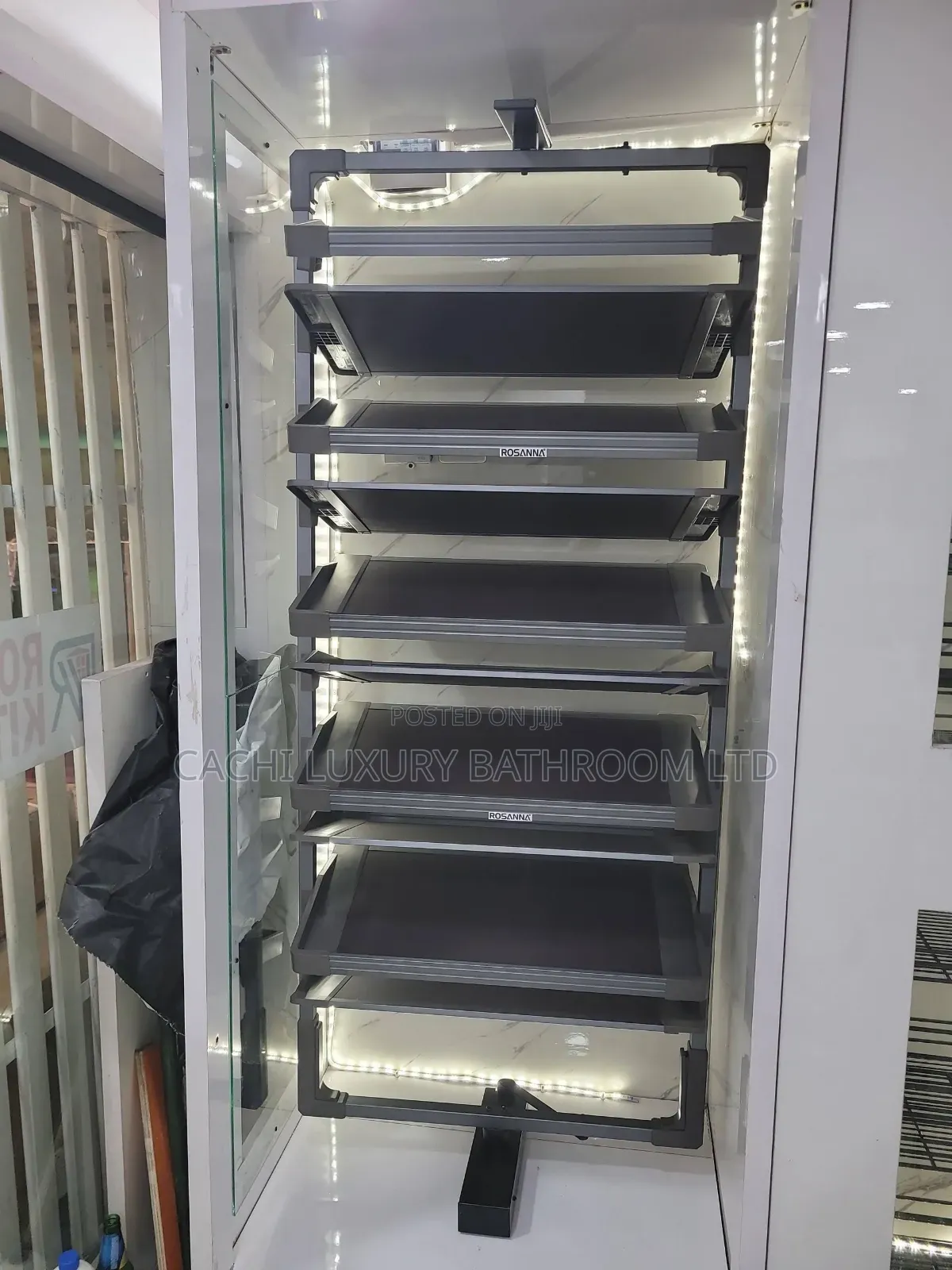 Multi-Tier Rotating Shoe Rack / Vertical Shoe Organizer