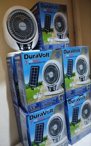 7" 3in1rechargeable Solar Fan Wholesale Nigeria