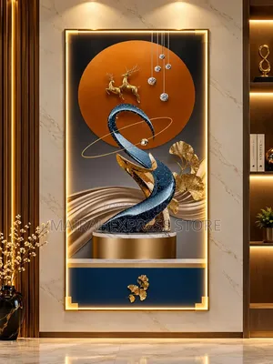 160cm X 85cm Light Crystal Stone Quality Acrylic Decorative Frame Atm