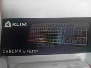KLIM Chroma Quiet Keyboard, Wireless Gaming, Chromatic RGB Lighting