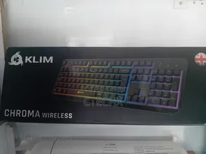 KLIM Chroma Quiet Keyboard, Wireless Gaming, Chromatic RGB Lighting