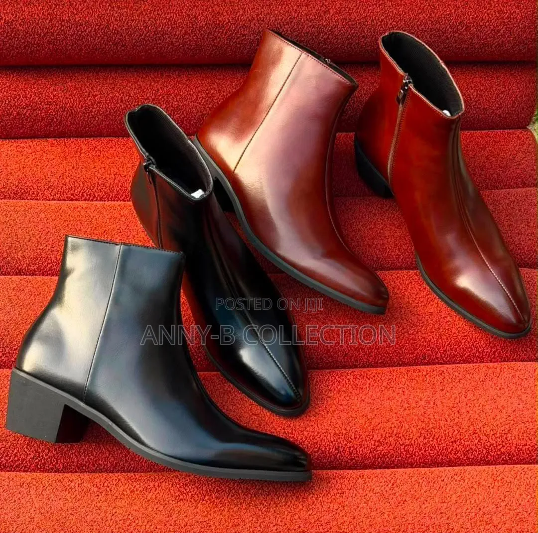Original Leather Ankle Shoe for Men
