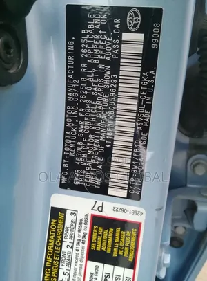 Toyota Camry 2012 Blue
