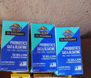 Garden of Life
Probiotics Gas & Bloating, 50 Billion,