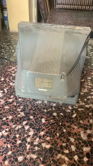 Silver CRT TV Working