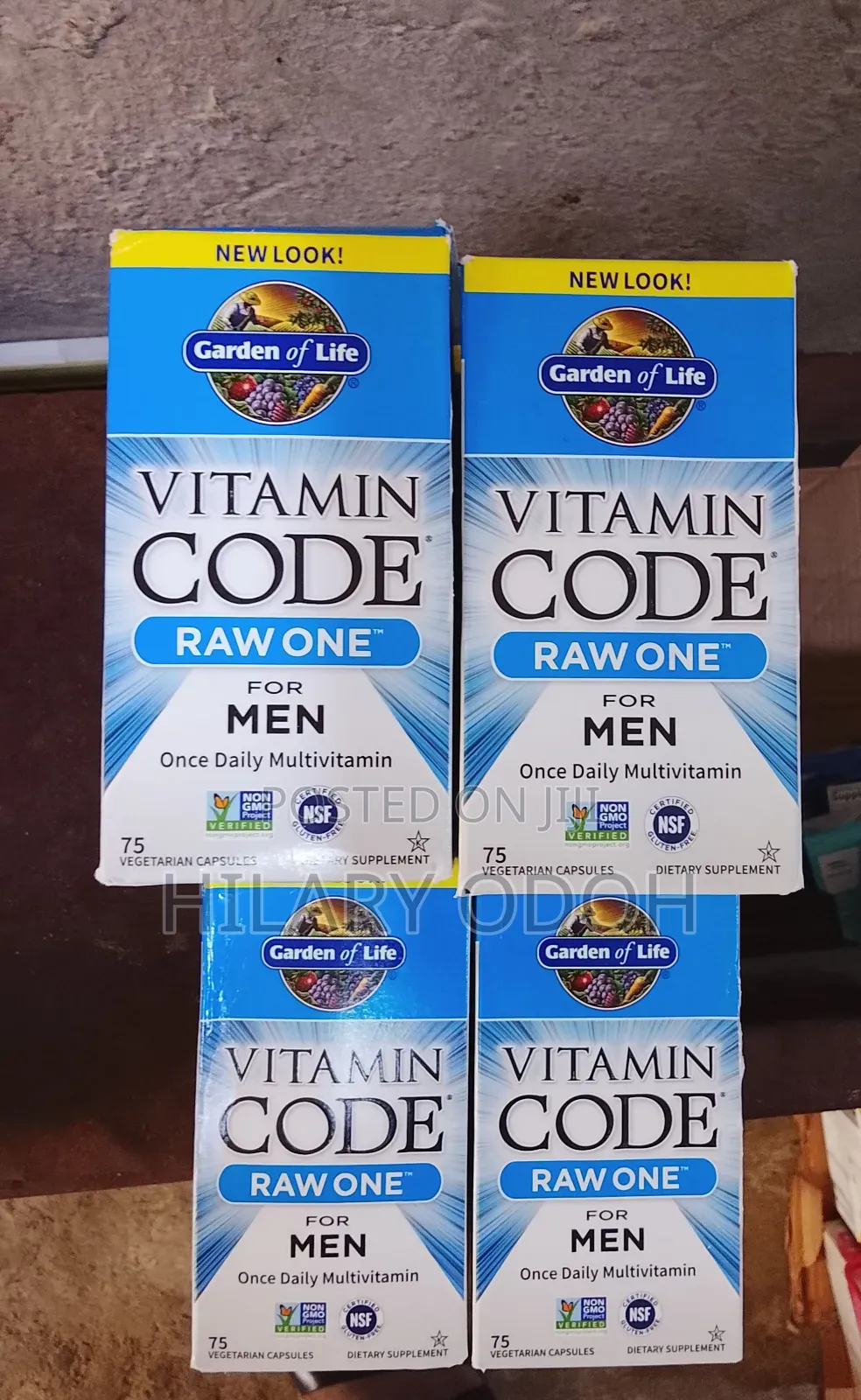 Garden of Life Vitamin Code Raw One for Men X75
