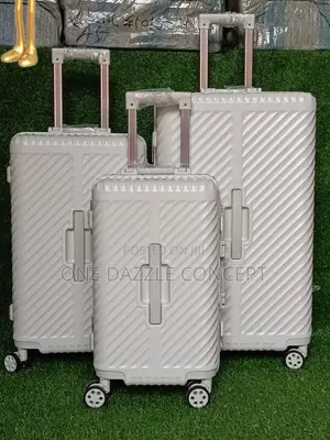 3pieces Hardside Rolling Unbreakable Rubber Luggage