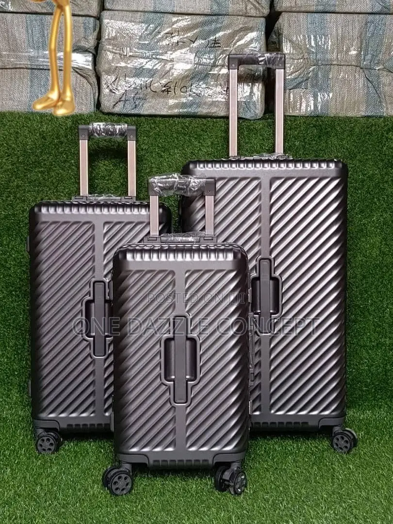 3pieces Hardside Rolling Unbreakable Rubber Luggage