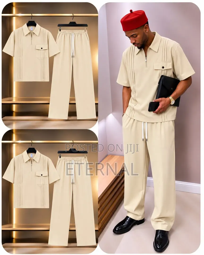 Modern Men's Two Piece Set