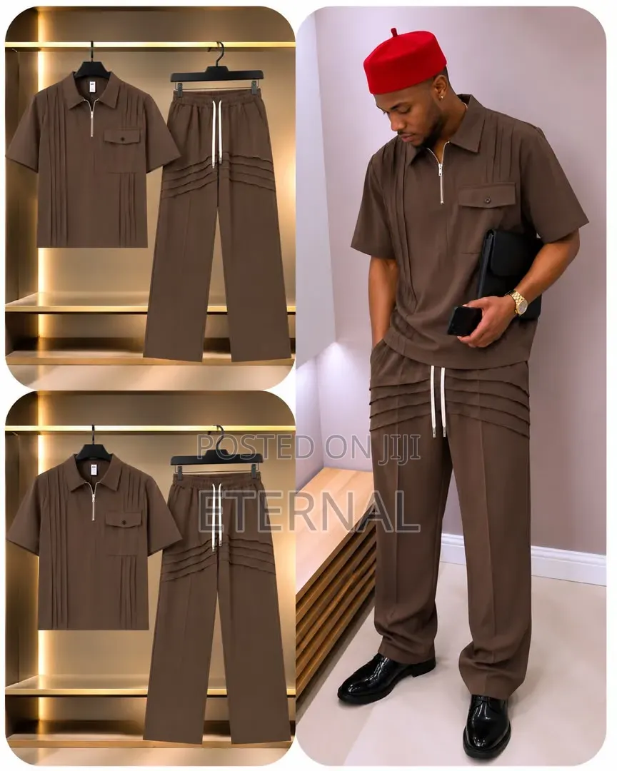 Modern Men's Two Piece Set