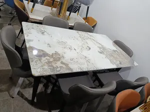 Modern Marble Dining Set 6 Sitters