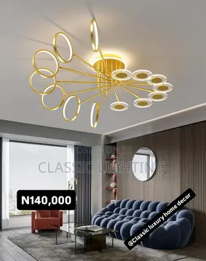 Creative Rings LED Chandeliers for Dining Room Kitchen Office