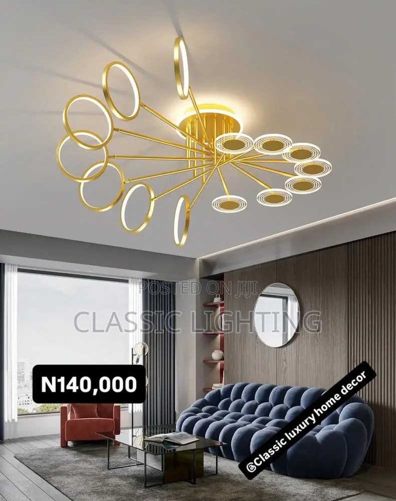 Creative Rings LED Chandeliers for Dining Room Kitchen Office